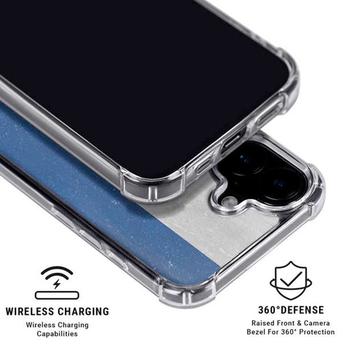 Honduras Flag Distressed iPhone 17 Clear Case
